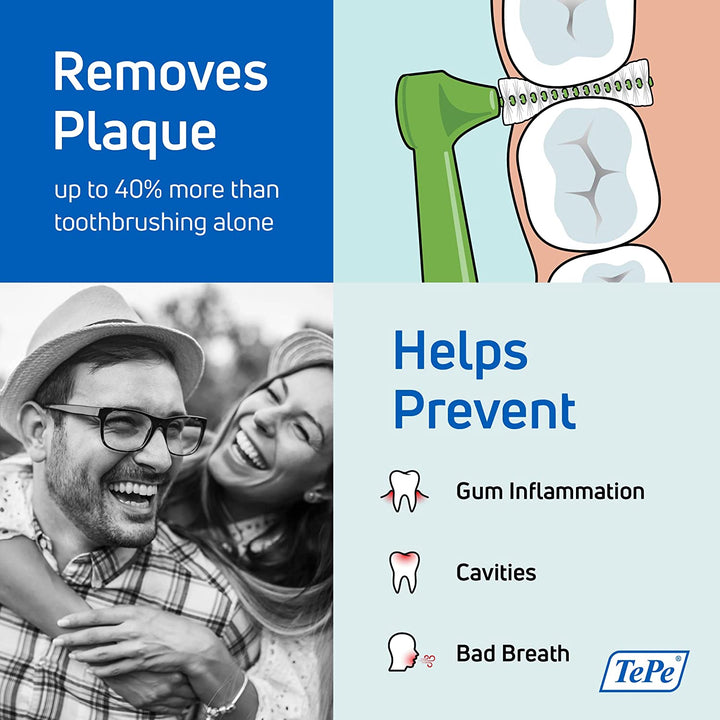 Angle Interdental Brush 0.7Mm 25 Pack Yellow