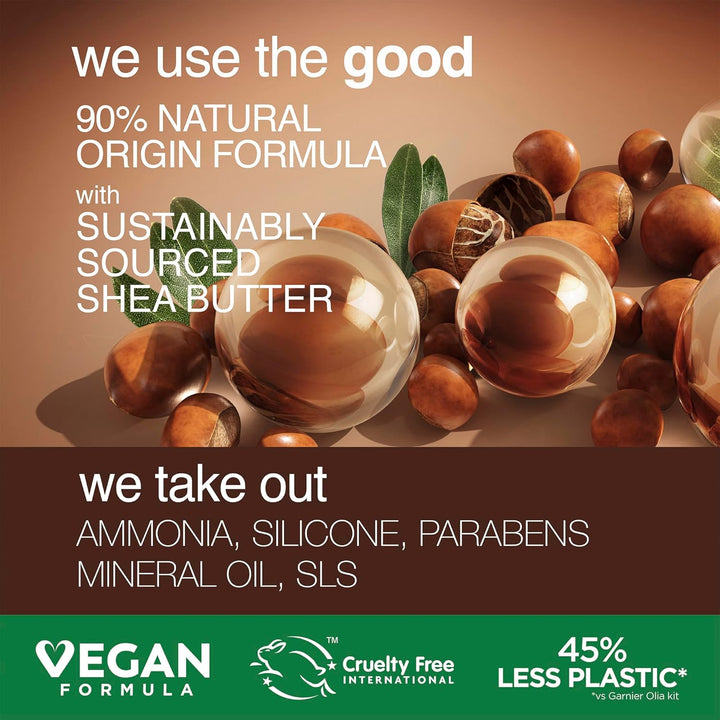 GOOD Permanent Hair Dye, 4.0 Cacao Brown. Achieve 100% Grey Coverage and 8-Week Colour. No Ammonia, Vegan Shea Butter Formula Offers Rich, Natural Tones for All Hair Types.