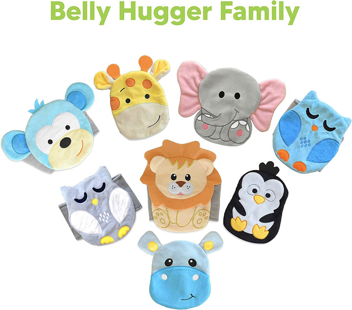 Baby Colic, Gas and Upset Stomach Relief – Belly Hugger – a Soothing Warmth Combined with Gentle Compression (Elephant)