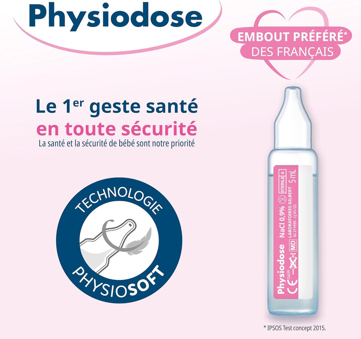 Saline Solution Baby – Pack of 4 Boxes with 40 Single-Dose Vials of 5 Ml – Sterile Normal Saline for Baby Nasal Drops, Eyes and Wound Cleansing