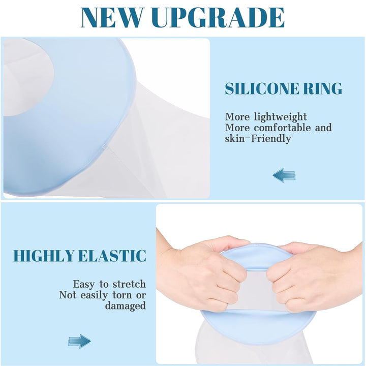 Knee Cast Cover for Showering, Knee Shower Protector after Surgery, Reusable Cast, Dressing and Bandage Cover