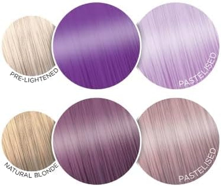 Colour-Freedom 150Ml Mystic Purple Semi-Permanent Hair Colour - Ultra-Vibrant Vegan Friendly Colour Mask with Shine Booster Complex - Ammonia Free Colour Lasts up to 6-10 Washes