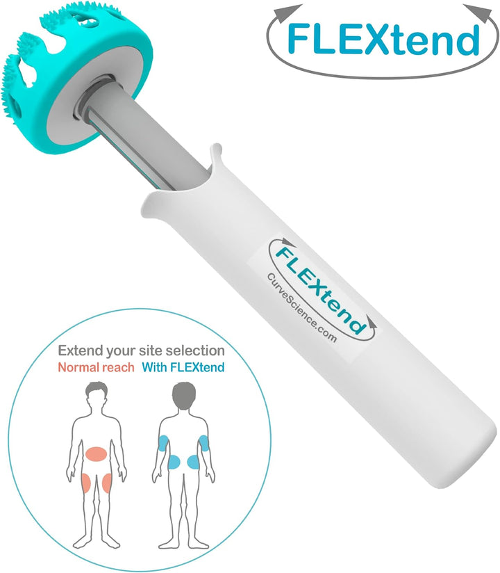 Flextend Insulin Pen Holder for  – Reaches Hard-To-Inject Areas – Ergonomic Design for Easy Insulin Injection – Compatible with