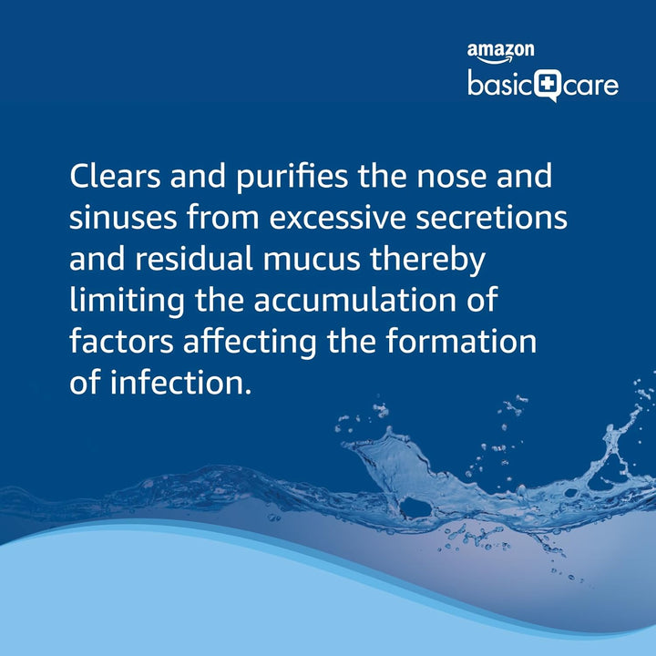 Saline Sinus Rinse Kit 1 Bottle & Pack of 30 Sachets