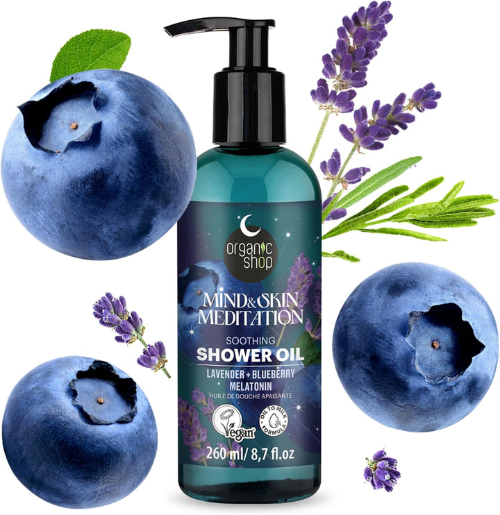 Sleep Soothing Shower Oil, Mind & Skin Meditation, 260 Ml