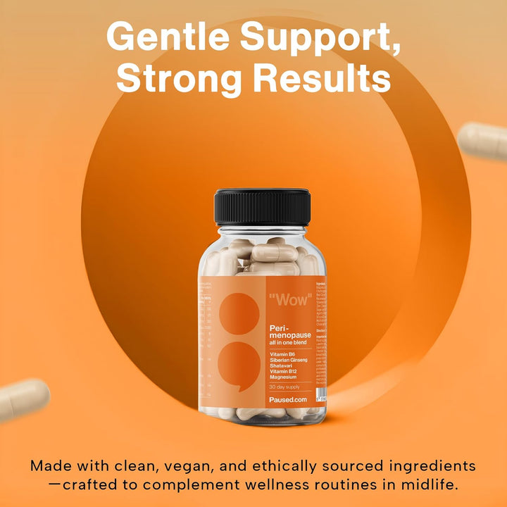 Peri-Menopause Botanical Blend - 60 Plant-Based Capsules | Red Clover, Sage, & Shatavari Blend for Women