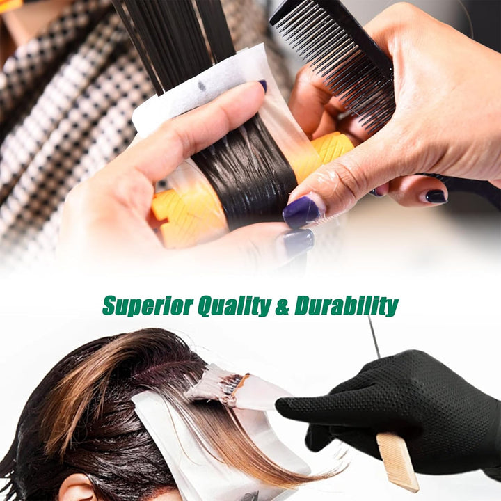 100 Pcs Salon Perm Paper, Salon Perm Paper Hair Color Paper, Hairdressing Perm Paper, Good Toughness High Temperature Resistance Perm Paper for Hot Cold Hair Curling Styling (11.5X6.5Cm, White)