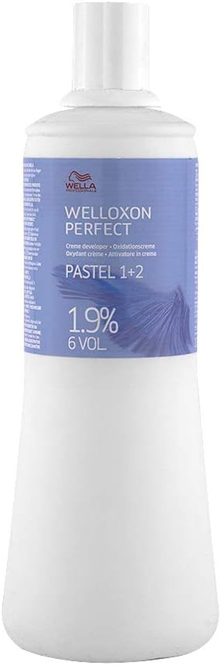 WELLA Welloxon Perfect Pastel 1Plus2 1.9 Percent 6 Vol Creme Developer, 1.101 Kg 8005610617404