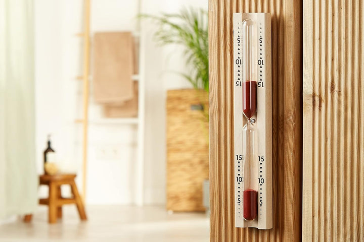 40.1001 Sauna Hour-Glass 5.2X3X28.7 Cm Beech Wood
