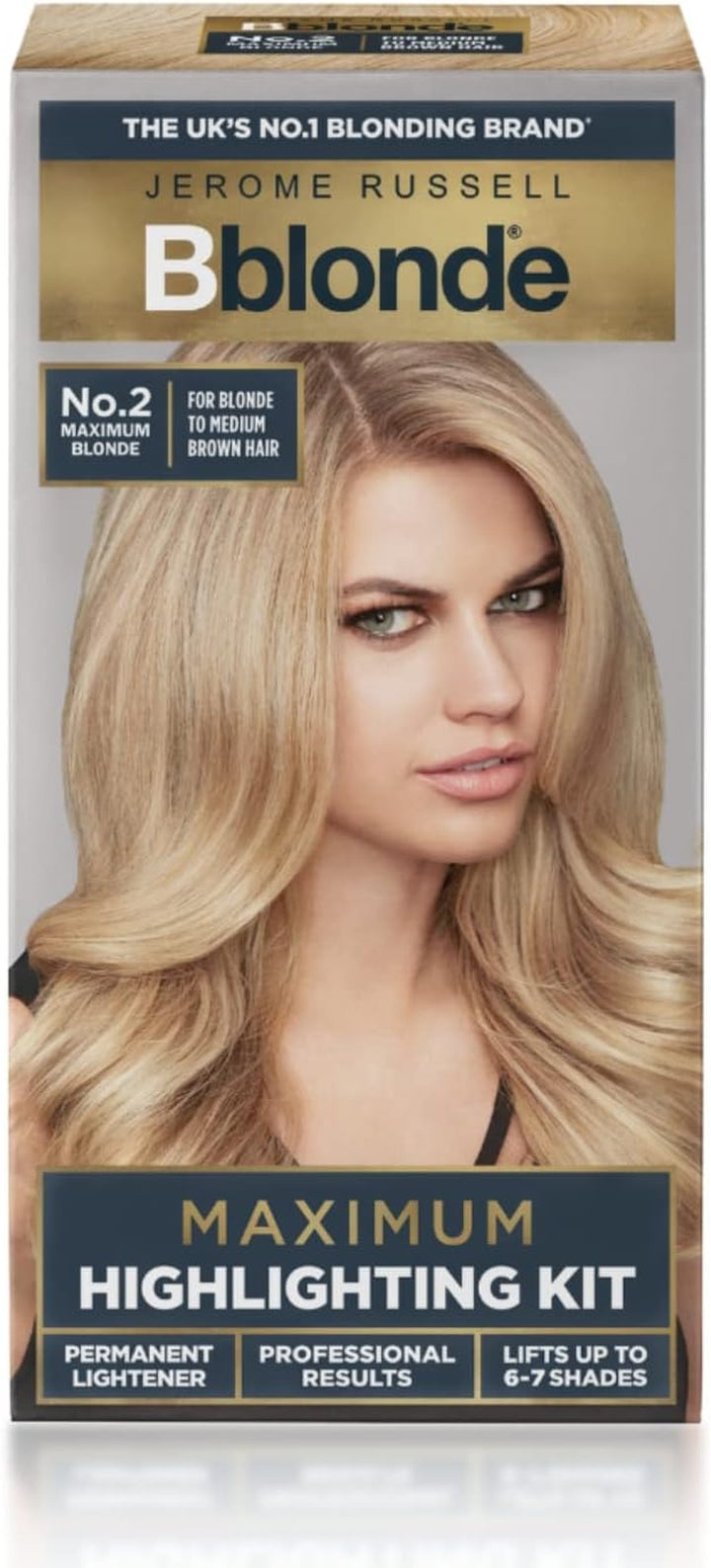 Bblonde Highlighting Kit, Permanent Lightener, Permanent Blonde Bleach Hair Dye, Professional Results, with Avocado Oil, Lifts 8-9 Levels – Highlighting Kit No 1