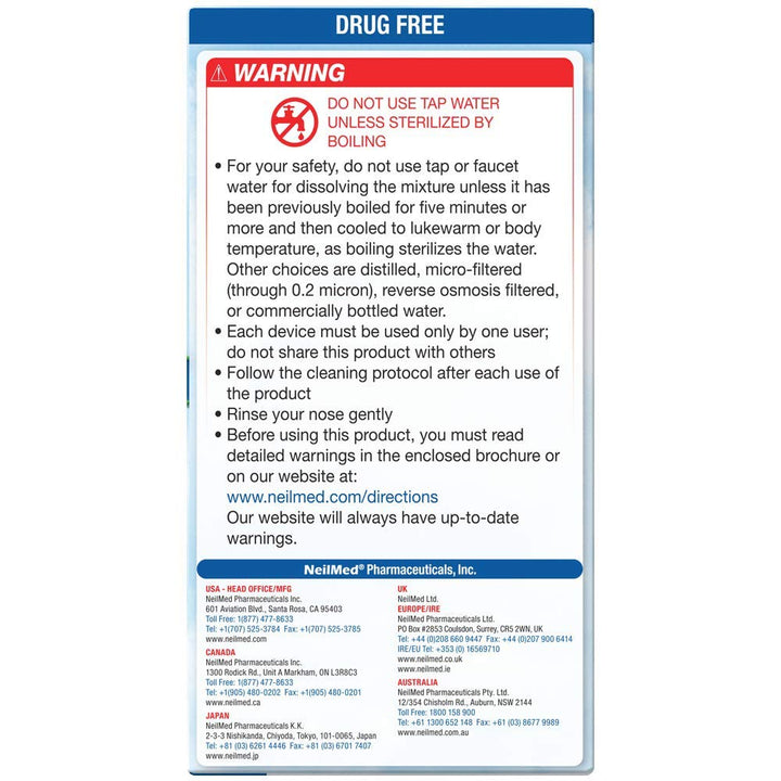 Sinugator Cordless Pulsating Nasal Wash with 30 Premixed Packets