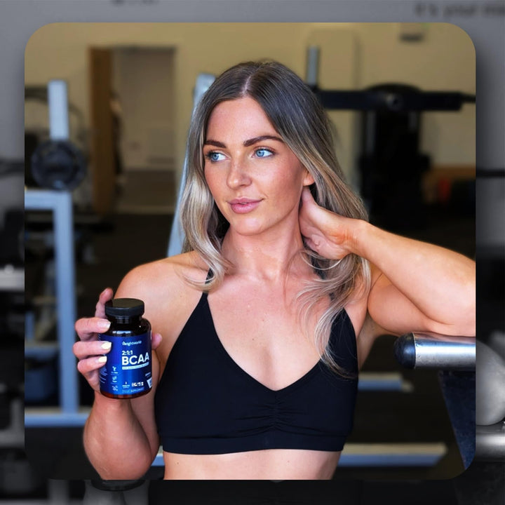 BCAA Tablets 2000Mg - 180 Tablets - with Key Amino Acids - Vitamin B6 & B12-3 Months Supply - Vegan BCAA Supplement - for Men & Women - Vegan & Non-Gmo