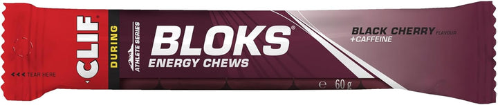 Shot Bloks 60G Caffeine Black Cherry 6 Chews (3 Pack)