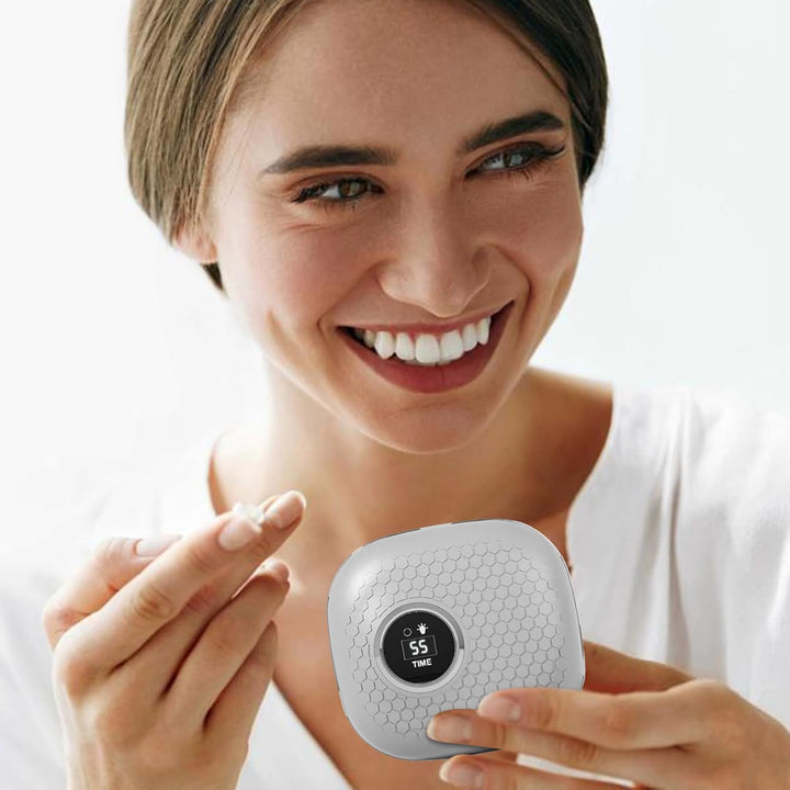 Contact Lens Case - High Frequency Vibration Case | Portable Lens Cleaning Device | Compact Colored Contact Washing Box Efficient Vision Care Storage Kit for Travel Home School Vacation