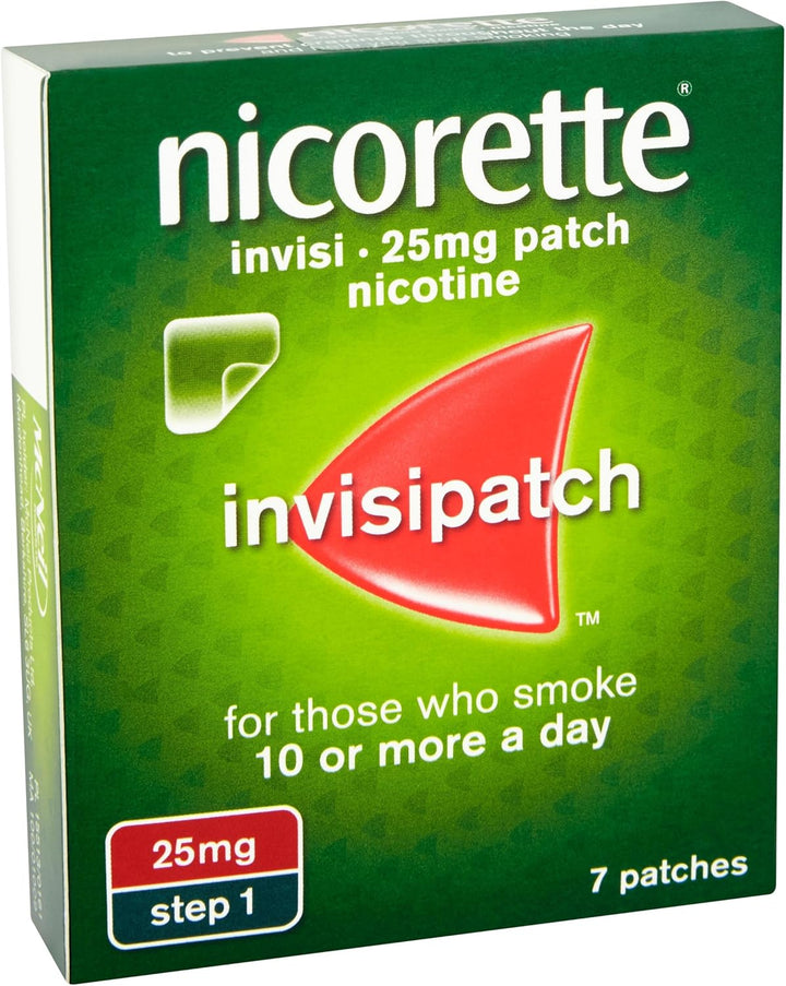 Invisipatch, Step 1 , 25 Mg, 7 Nicotine Patches (Stop Smoking Aid)