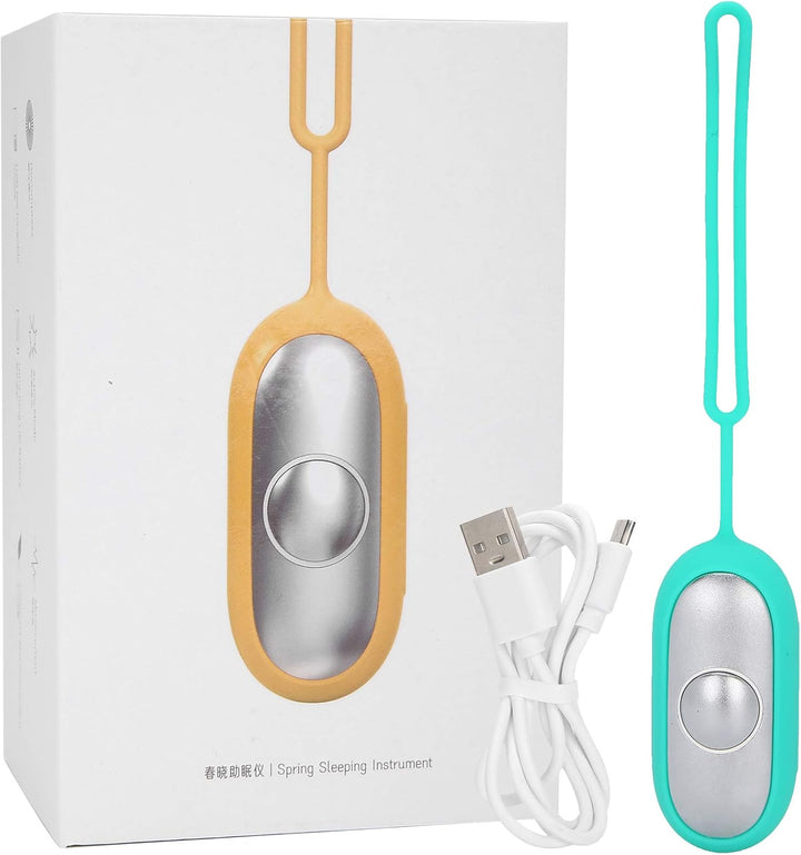 Sleep Aid Device,Calm Carry for Adults Anxiety Relief,Usb Rechargeable Microcurrent Insomnia Solution,Portable Holding Sleep Aid for Improved Deep Sleep,Sleep Aid Device Easy to Use (Yellow)