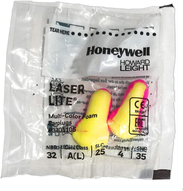 Howard Leight Laser Lite Soft Foam Earplugs - SNR 35Db (30 Pairs)