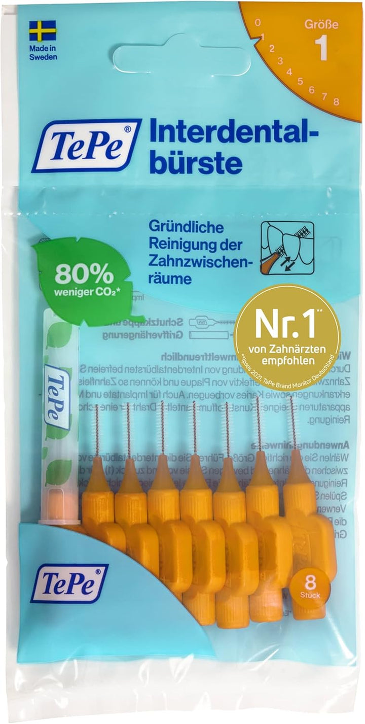 Original Interdental Brushes 0.7 Mm Yellow (Pack of 25) Multi-Pack 25 Pieces