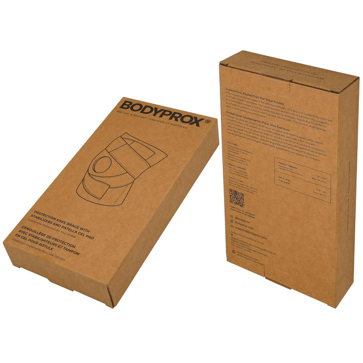 Knee Brace with Side Stabilizers & Patella Gel Pads for Knee Support