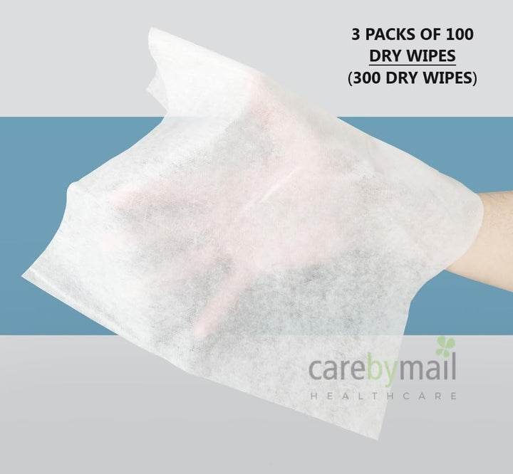 Conti Soft Large Patient Cleansing Dry Wipes (3 Packs of 100 Dry Wipes)