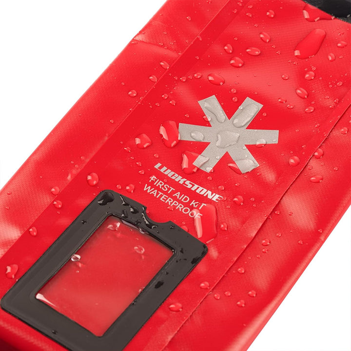 Waterproof First Aid Kit Dry Bag Empty, Portable Roll Top Medicine Bag with Transparent Window for Fishing Kayaking Boating Swimming Camping Raftin (2L)