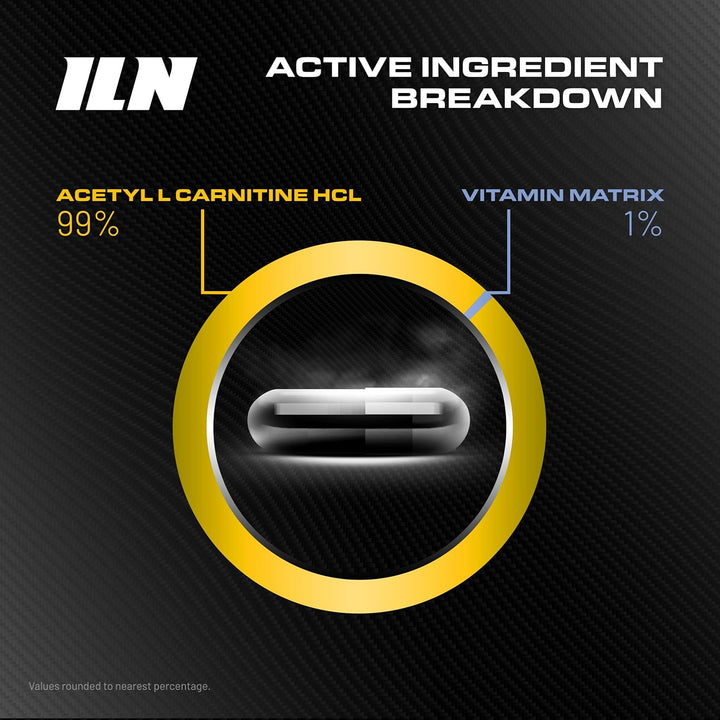 Acetyl L Carnitine Capsules - 2000Mg Acetyl L-Carnitine X 30 Servings - Carnitine plus 6 Added Nutrients (120 Vegetarian Capsules)
