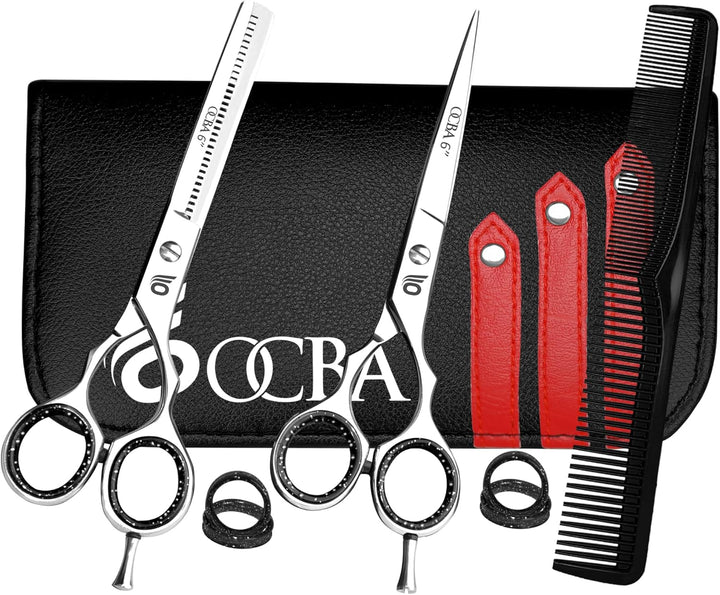 Professional 6" Hairdressing Scissor Sharp Hair Cutting Scissors for Barbers Hairdressers & Stylists Beard & Haircut Scissors for Men & Women (Classic Scissor)