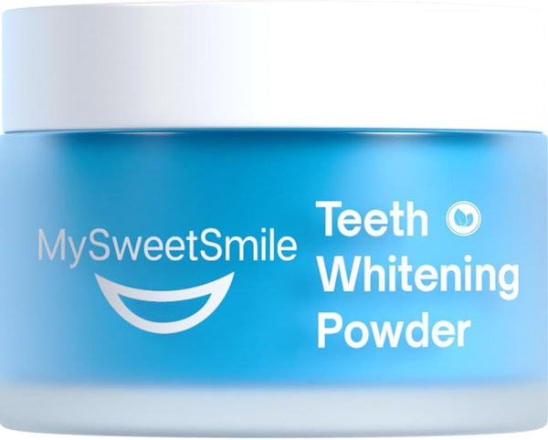 Dentist-Approved Teeth Whitening Powder - Indybest Award-Winner - Enamel-Safe & Sensitivity-Free - Cool Mint Flavour - Removes Years of Stains - 6 Month Teeth Whitener Supply