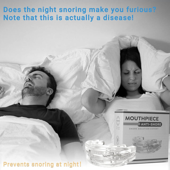 Anti Snoring Mouthpiece anti Snoring Devices for Men Snore Stopper, Sleep Mouthpiece-Ready to Use anti Snore - XL