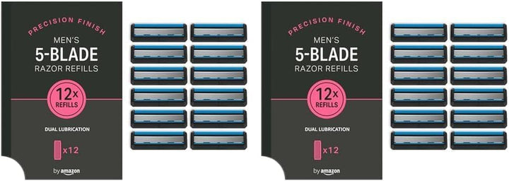 Men'S 5 Blade Razor + 6 Refills