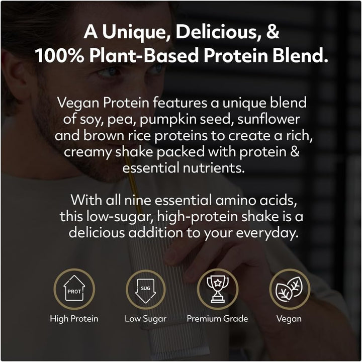 Protein Works - Vegan Protein Powder, Vanilla Crème, 33 Servings, 100% Plant Based & Natural, Premium Multi-Protein Blend, Low Fat Shake, Low Calorie Shake, 1Kg