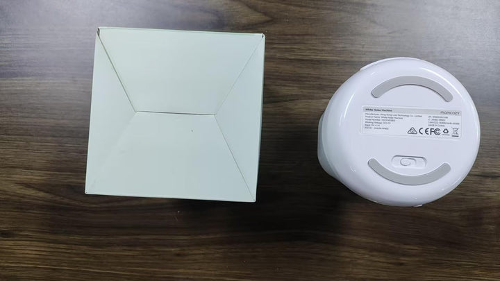 Baby Sound Machine,  White Noise Machine for Baby Sleeping with Night Light, Toddler Sleep Trainer with 34 Soothing Sounds, Timer, App Remote Control, Personal Sleep Routine(White)