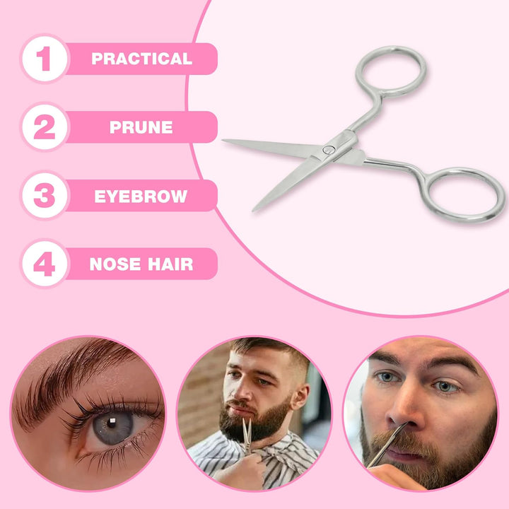 1 Pcs Dual Blade Grooming Tool Set-Grade Stainless Steel Trimmer for Face Trimming, Beard, Nose and Eyebrows