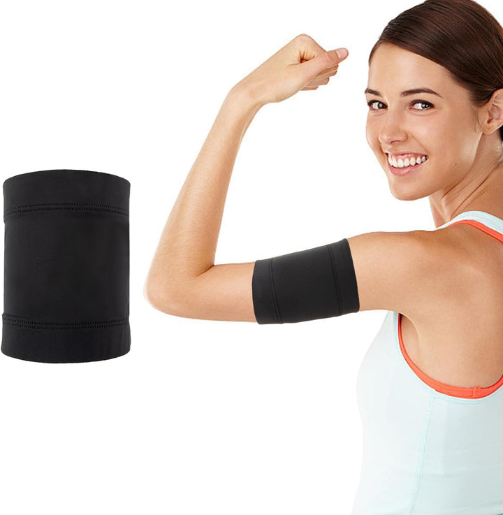 Diabetic Sensor Armband Black - Diabetes Arm Band for Insulin Pod Monitoring Systems,Protects Insulin Pod,Upgraded Diabetes Sensor Cover,Omnipod Dexcom Replaces Adhesive Patches,Diabetes Gifts (L)