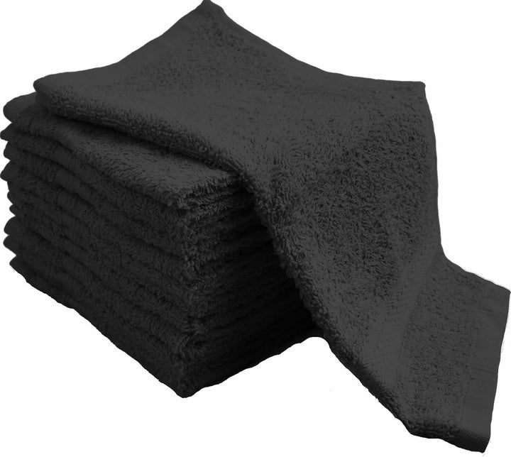 20 Assorted Colour Cotton Face Cloths Flannels 30Cm X 30Cm