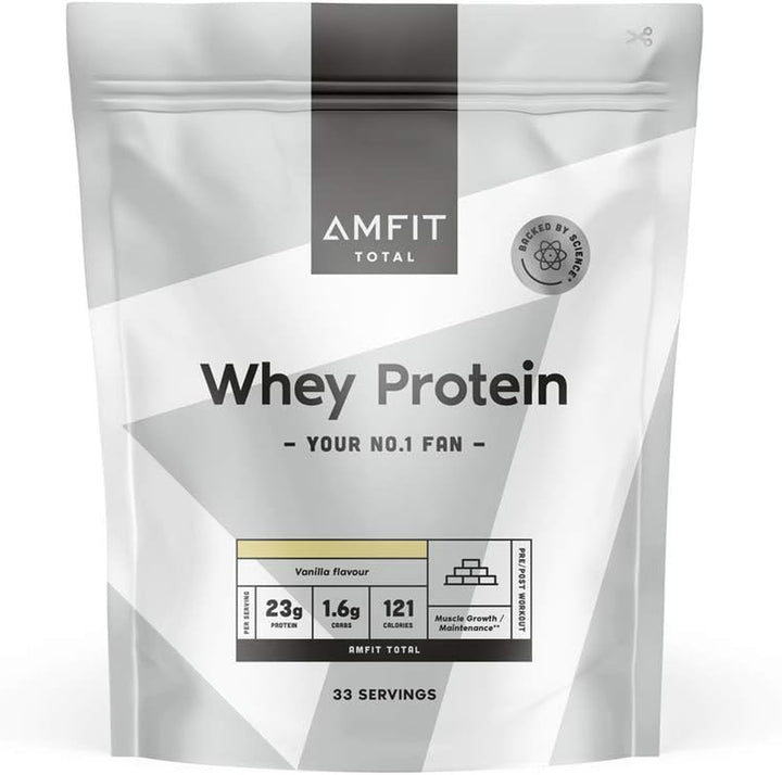 Amazon Brand:  Whey Protein Powder, Vanilla, 33 Servings (Pack of 1)