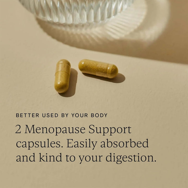 Food-Grown® Menopause Complex | Menopause Vitamins with Magnesium & Ashwagandha to Support Hormonal Balance for Women, Mental Resilience, Fatigue | Menopause Supplements | 60 Capsules