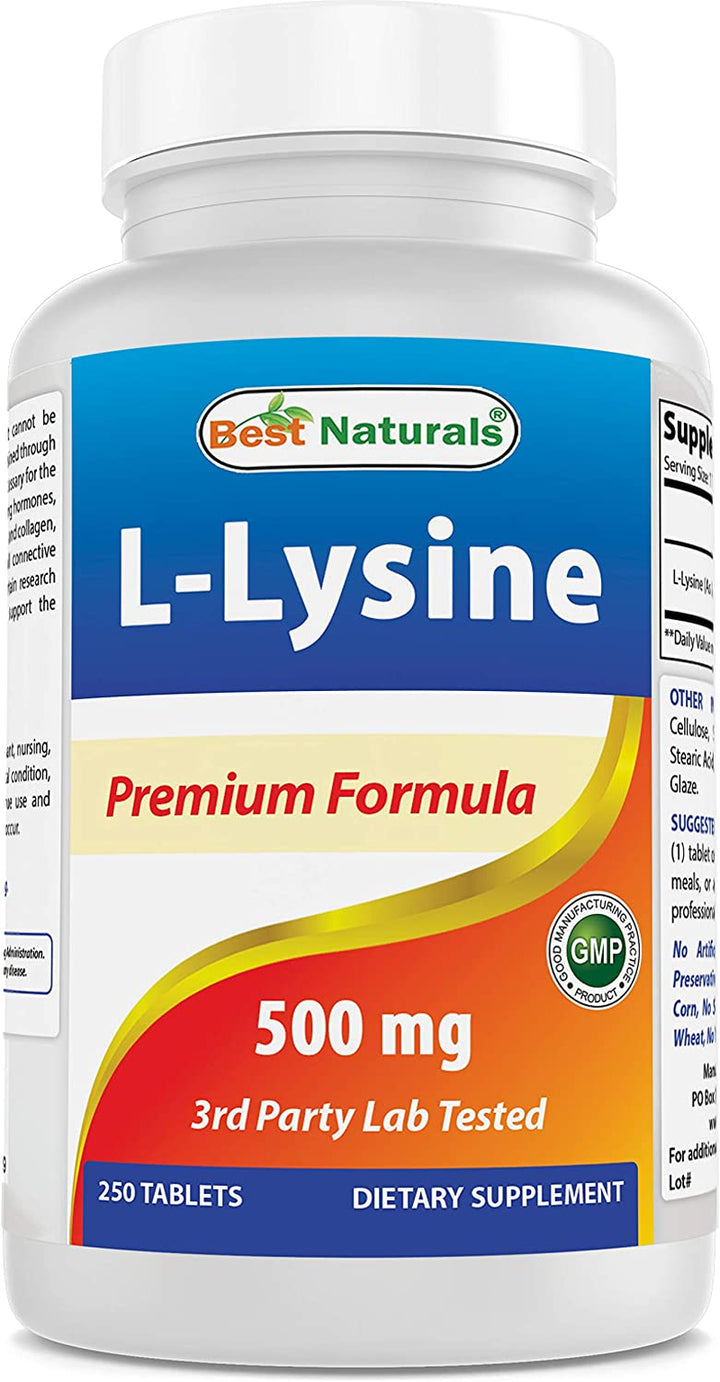 L-Lysine 500 Mg 250 Tablets