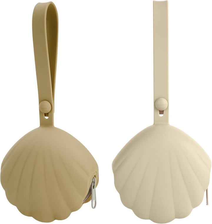 Dummy Case, 2 Pack Dummy Holder Case, Portable Leakproof Design Silicone Pacifier Holder Dummy Box, Pacifier Case for Home, Travel, Easy Clean, Bpa-Free