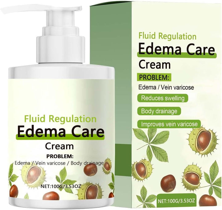 Horse Chestnut Edema Care Cream | Clinically Supported | Reduce Swelling & Improve Varicose Veins | 100G Daily Leg Care
