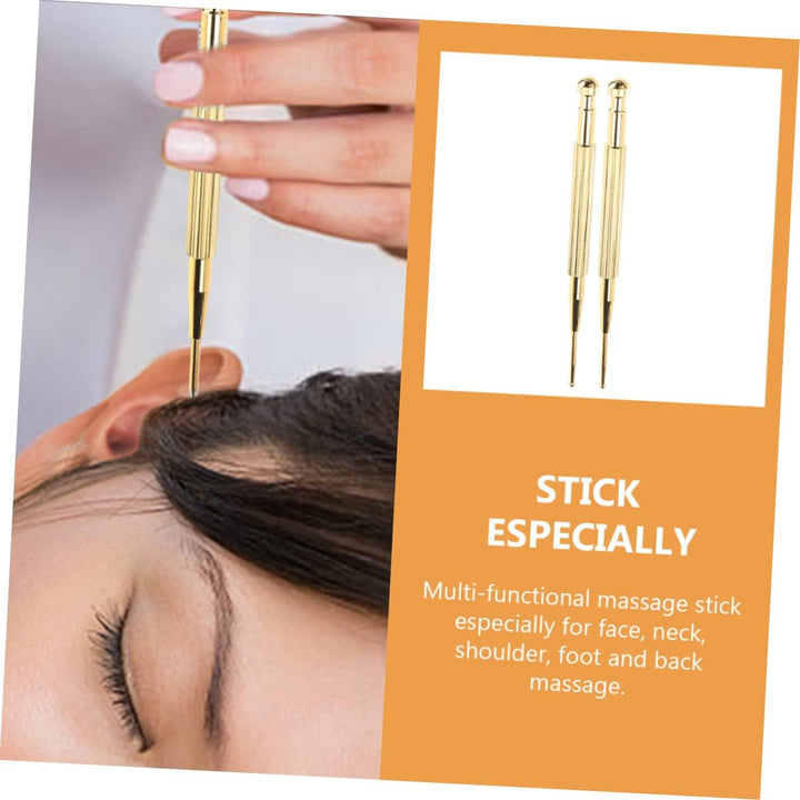 2Pcs Ear Point Detector Auricular Point Pen for Reflexology Tools Acupuncture Probe for Facial Reflexology Use Ear Seeds Acupuncture