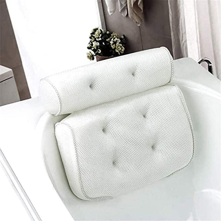 LALANG EJY Bath Pillow Bathtub Spa Pillow, Non-Slip Suction Cups for Perfect Head, Neck, Back and Shoulder Support