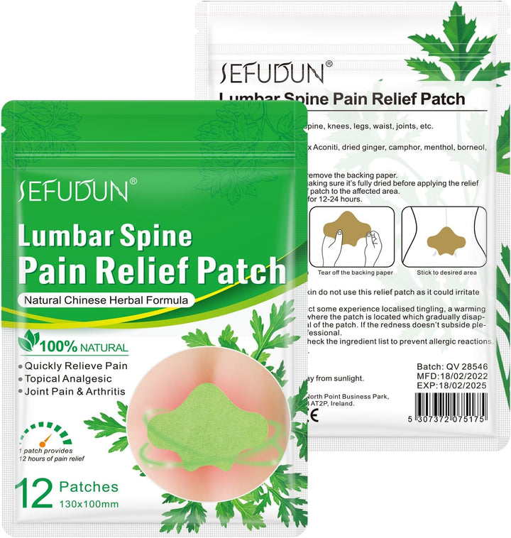36PCS Pain Relief Patches,Heat Patches Back Relieve Pain in Minutes, Back Patches for Pain Relief for Arthritis,Relieves Muscle Soreness in Back, Neck, Shoulder-Adhesive Heat Pads Plaster