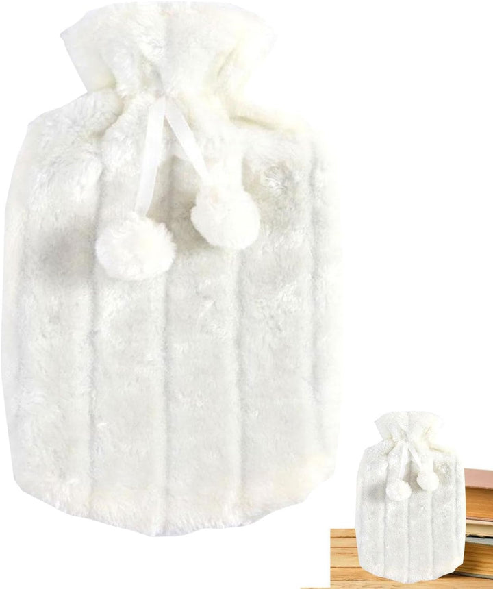 Water Bottle Softcover | 2 Liter Ultra Soft Faux Plush Hot Water Bottle Cover - Hot Water Bottle Covers Insulated Maintain Constant Temperature for Women Kids (Cover Sleeves Only)