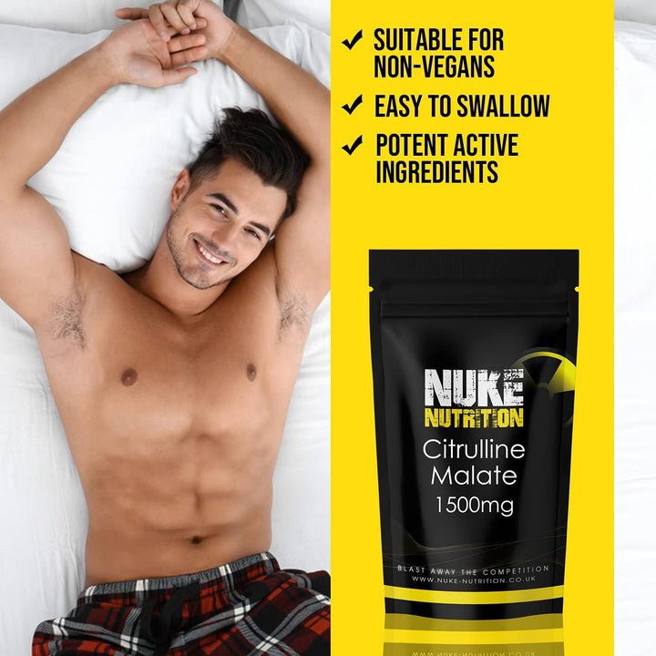 L Citrulline Malate Capsules | 120 Capsules | High Strength 1500Mg Dose Supplement | Boost Circulation, Performance & Muscle Recovery | 100% Natural, Preservative & Filler Free | Vegan