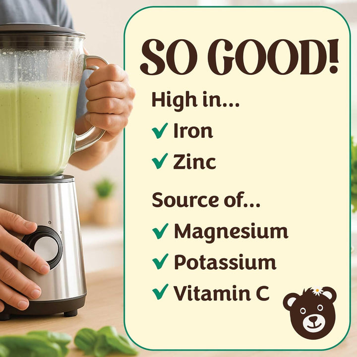 Unflavoured Organic Vegan Protein Powder Blend (1Kg - 57 Servings) Plain & Unsweetened, Organic Plant Based Protein, Dairy Free, Gluten Free, Lactose Free, Pea, Plant Protein Powder