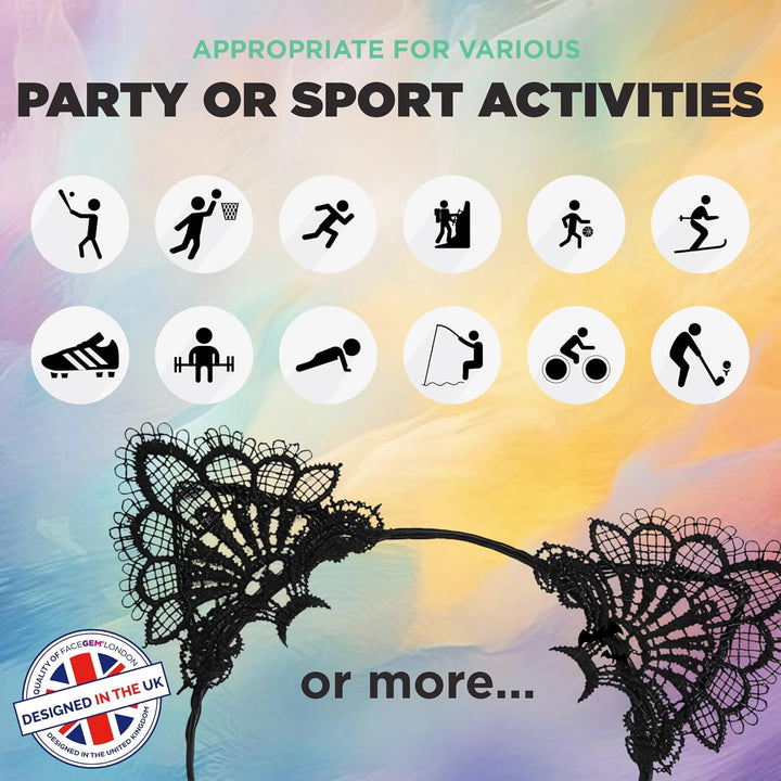 Halloween Cat Ear Headband – Black Cat Ear Hair Accessory for Cosplay, Fancy Dress, Masquerade & Party Costumes, Halloween Cat Ears Headband