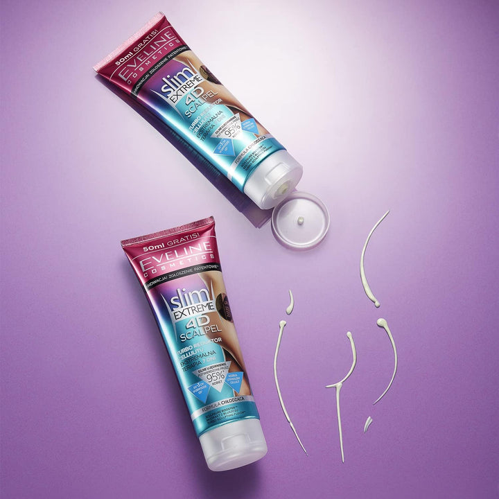 Slim Extreme 4D Scalpel | 250 Ml | Turbo Cellulite Reducer | Reduces Fat Layer | Extreme Therapy 7 Days