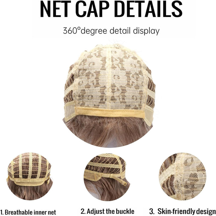 Blonde Mullet Wig|Mens Wig for Adult|Pop Rock Wigs for Men|Mens Wigs Fancy Dress for 70S|80S Wig