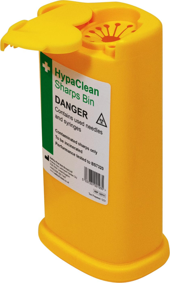 Safety First Aid Q2816 Hypaclean Sharps Bin (0.25 Litre)